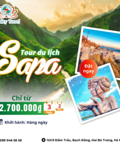 Du lịch Sapa 2025| Sapa - Moana - Fansipan - Bản Cát Cát