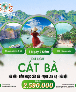 Du lịch Cát Bà 2025| Hà Nội – Đảo Ngọc Cát Bà - Vịnh Lan Hạ - Hà Nội